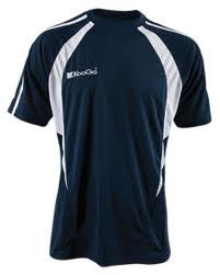 KOOGA PRO TECHNOLOGY TEAMWEAR RUGBY TRAINING/LEISURE TEE NAVY/WHITE