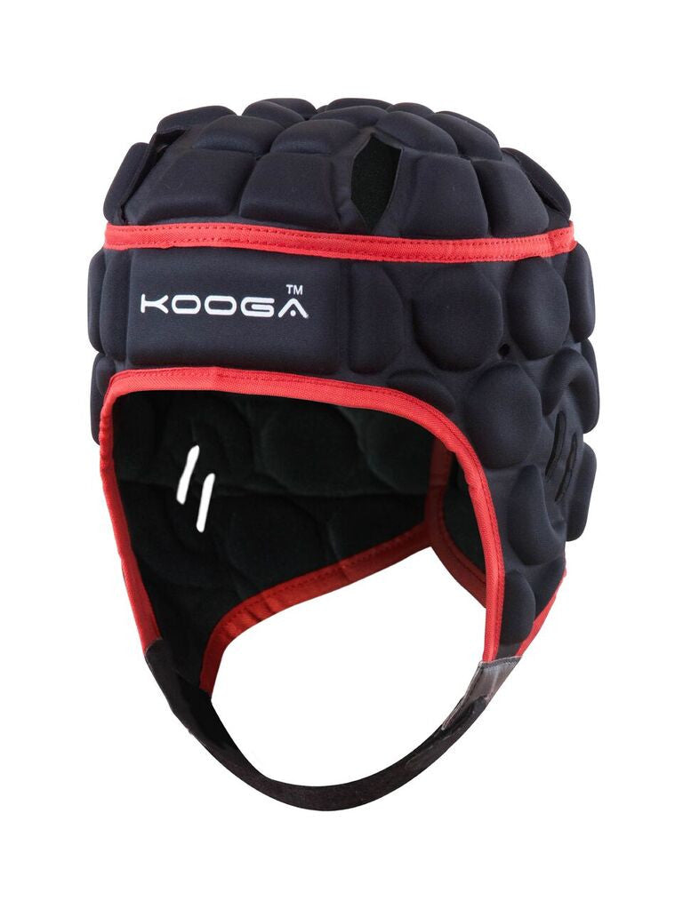 KOOGA MENS ELITE RUGBY HEADGUARD BLACK/RED