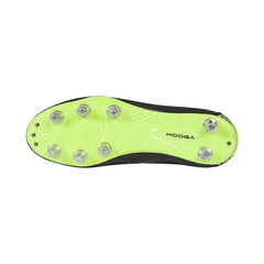 KOOGA BLITZ 2 EIGHT STUD RUGBY BOOT BLACK/FLUO LIME