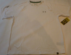 UNDER ARMOUR CATALYST S/S CREW RUGBY/TRAINING HEATGEAR TEE-WHITE