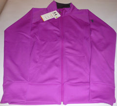 UNDER ARMOUR LADIES WOVEN CRAZE EXERCISE/FITNESS JACKET-CERISE-SMALL-SIZE 10 - CER, L, SMALL