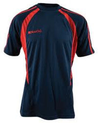 KOOGA PRO TECHNOLOGY TEAMWEAR RUGBY TRAINING/LEISURE TEE NAVY/RED