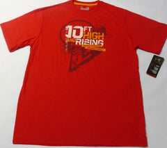 UNDER ARMOUR 10 FEET HIGH HEATGEAR S/S BASKETBALL TEE-RED